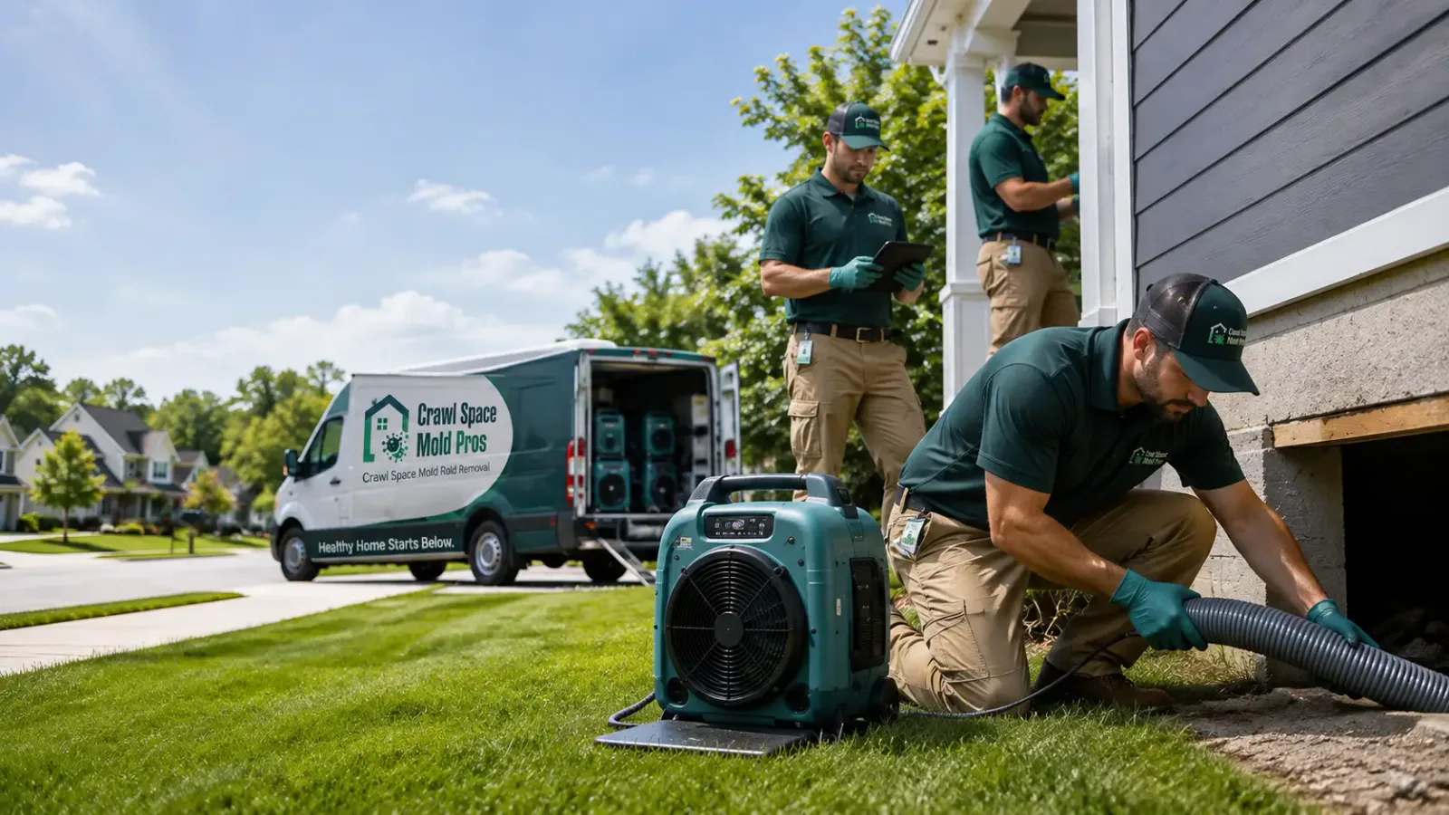 Crawl Space Mold Removal in Denver City, TX